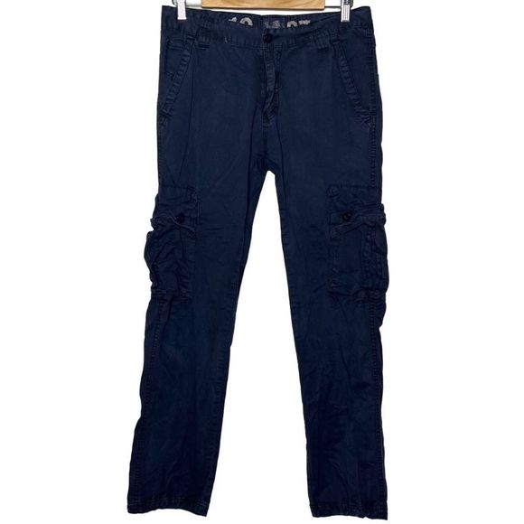 F.U.S.I.A Pants & Jumpsuits Fusiawomens Navy Cargo Pants Poshmark